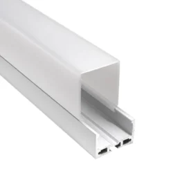 KIT - Perfil aluminio MASAT para tiras LED, 2 metros
