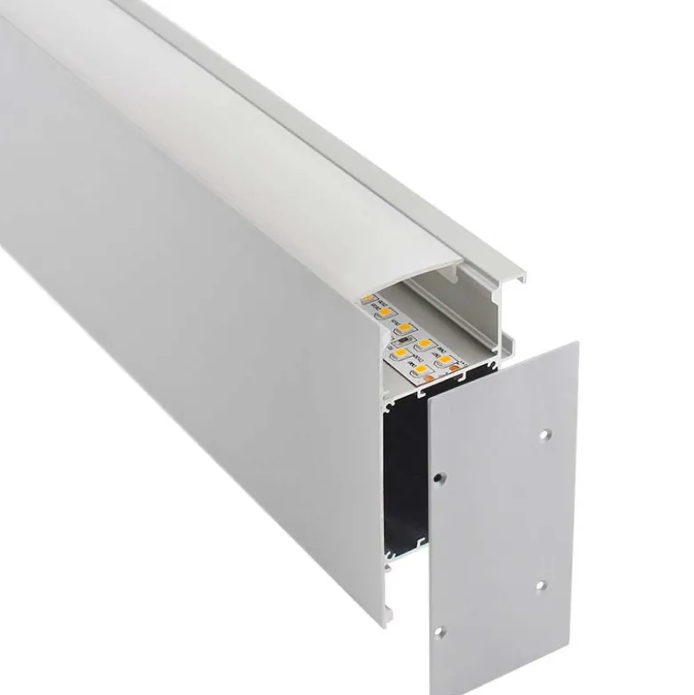 KIT - Perfil aluminio NewWALL para tiras LED, 1 metro