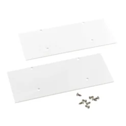 KIT - Perfil aluminio NewWALL para tiras LED, 2 metros, blanco