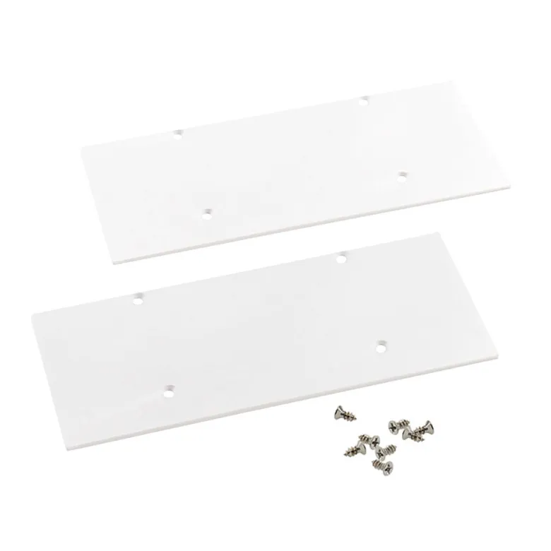 KIT - Perfil aluminio NewWALL para tiras LED, 2 metros, blanco