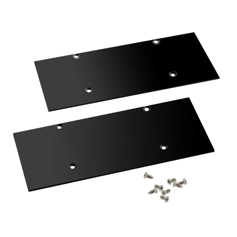 KIT - Perfil aluminio NewWALL para tiras LED, 1 metro, negro