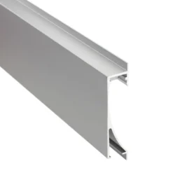 KIT - Perfil aluminio NITRA para tiras LED, 1 metro