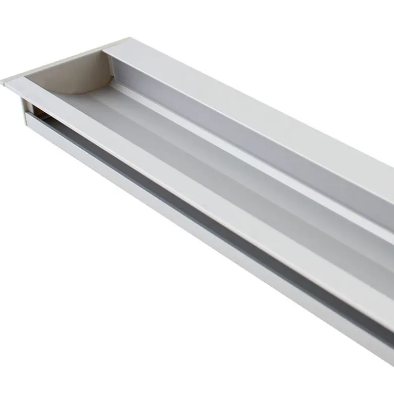 KIT - Perfil aluminio NITRA para tiras LED, 1 metro
