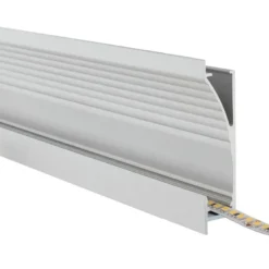 KIT - Perfil aluminio NITRA para tiras LED, 1 metro