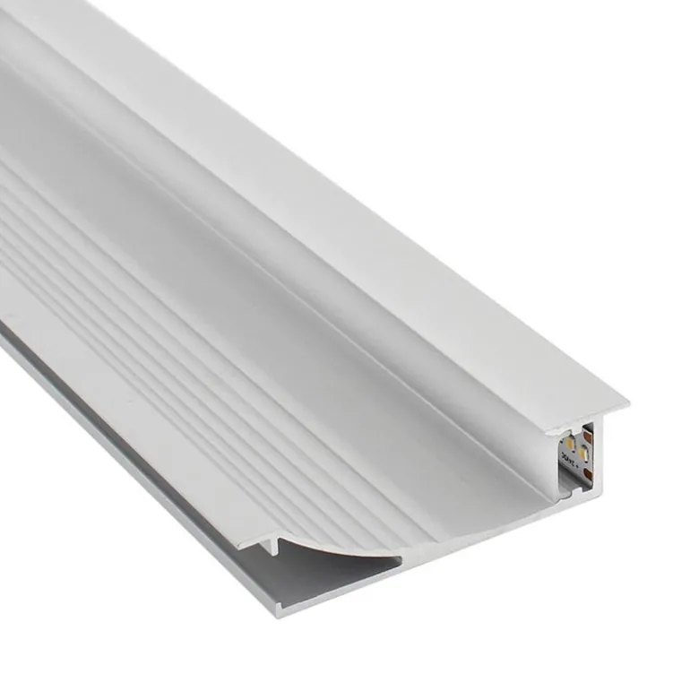 KIT - Perfil aluminio NITRA para tiras LED, 1 metro