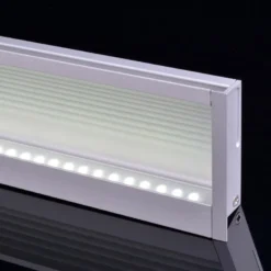 KIT - Perfil aluminio NITRA para tiras LED, 1 metro
