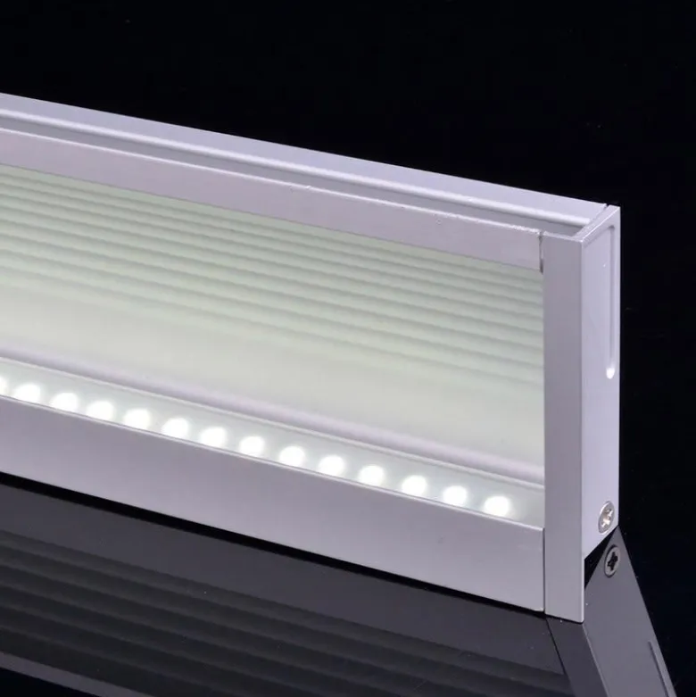 KIT - Perfil aluminio NITRA para tiras LED, 1 metro