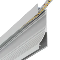KIT - Perfil aluminio NITRA para tiras LED, 1 metro