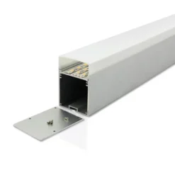 KIT - Perfil aluminio NORLUX para tiras LED, 1 metro