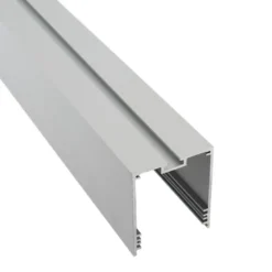 KIT - Perfil aluminio NORLUX para tiras LED, 1 metro