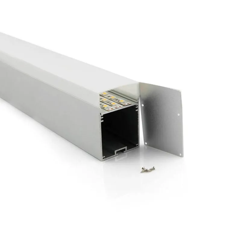 KIT - Perfil aluminio NORLUX para tiras LED, 1 metro