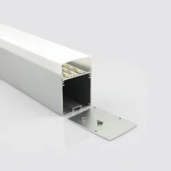 KIT - Perfil aluminio NORLUX para tiras LED, 1 metro