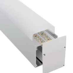 KIT - Perfil aluminio NORLUX para tiras LED, 1 metro