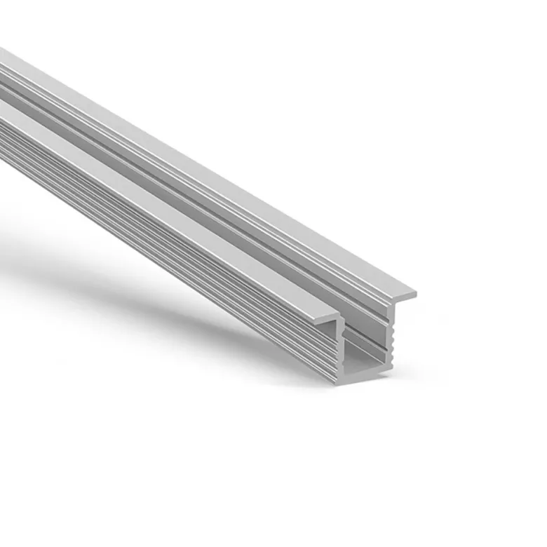 KIT - Perfil aluminio OKI 0809 para tiras LED, 2 metros