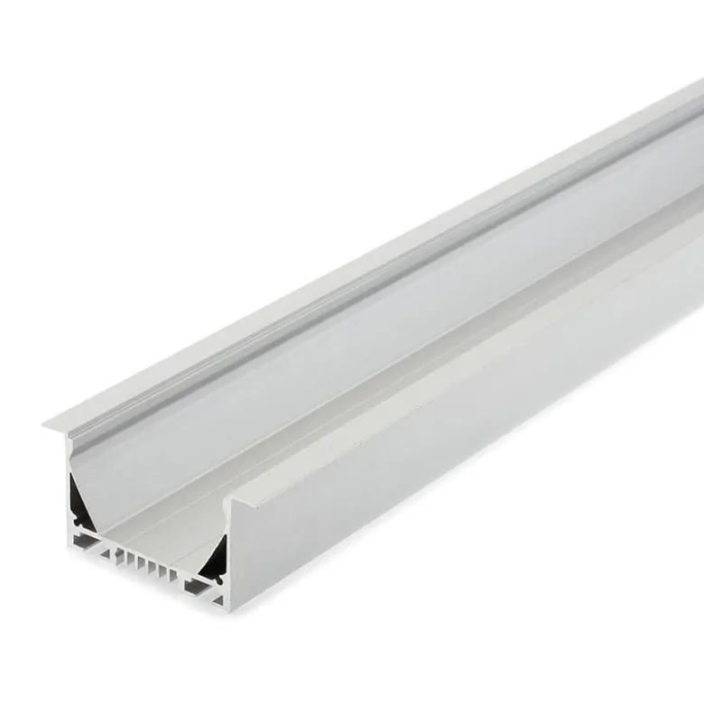 KIT - Perfil aluminio OSIC para tiras LED, 1 metro
