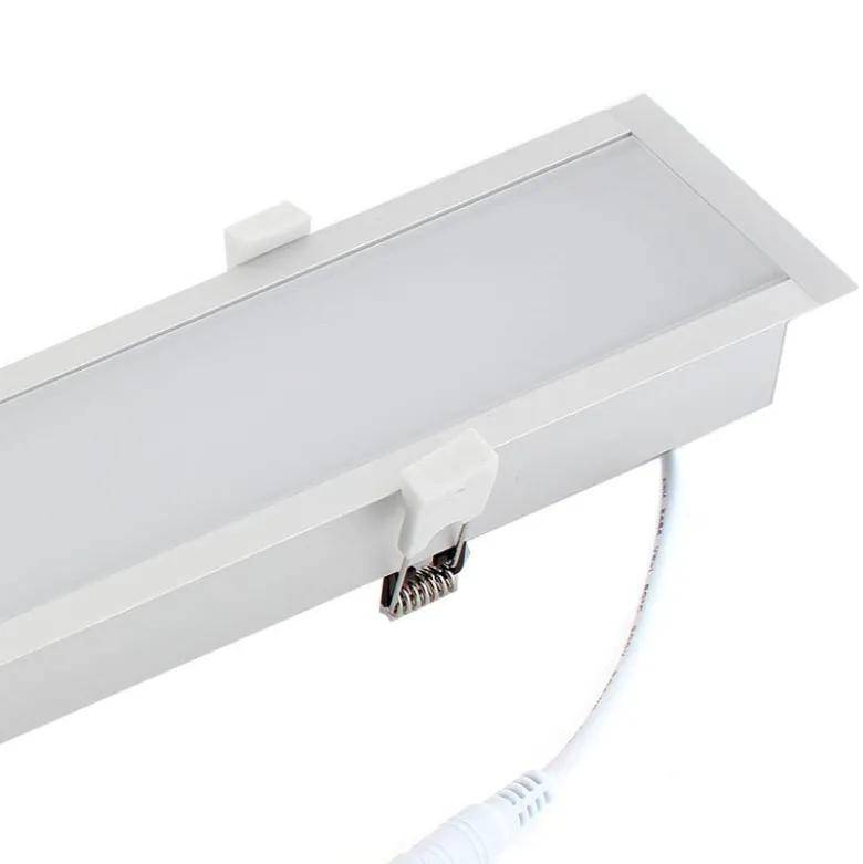 KIT - Perfil aluminio OSIC para tiras LED, 1 metro