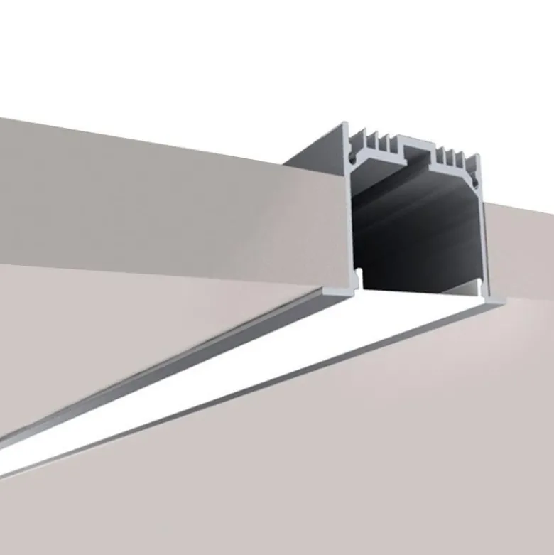 KIT - Perfil aluminio OSIC para tiras LED, 1 metro