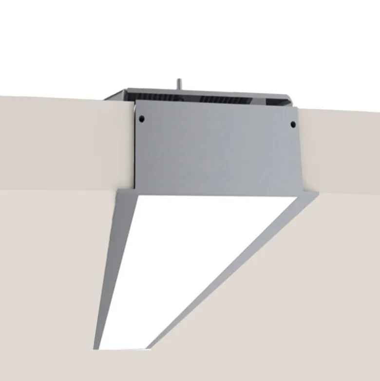 KIT - Perfil aluminio OSIC V2 para tiras LED, 2 metros
