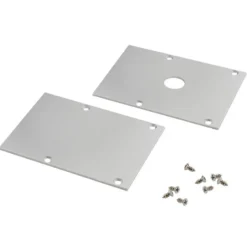 KIT - Perfil aluminio SERK para tiras LED, 1 metro