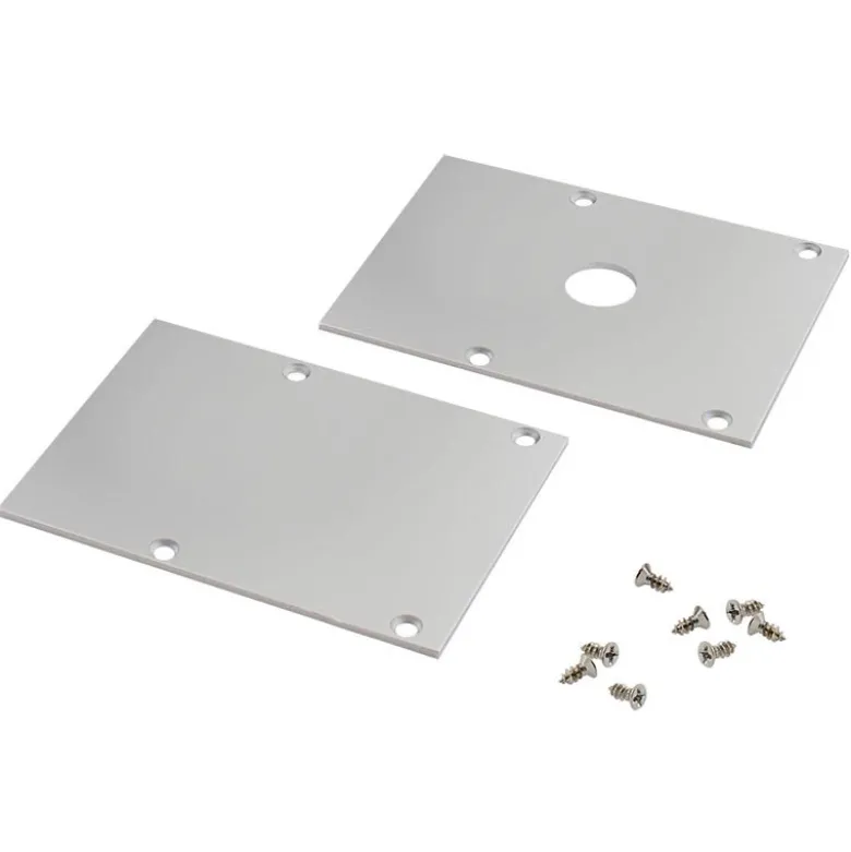 KIT - Perfil aluminio SERK para tiras LED, 1 metro