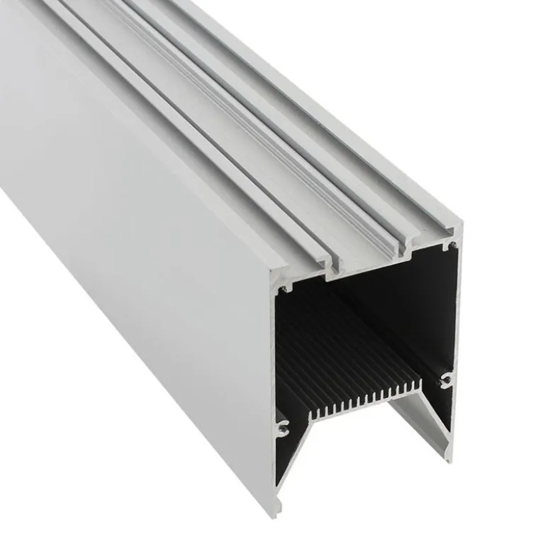 KIT - Perfil aluminio SERK para tiras LED, 1 metro