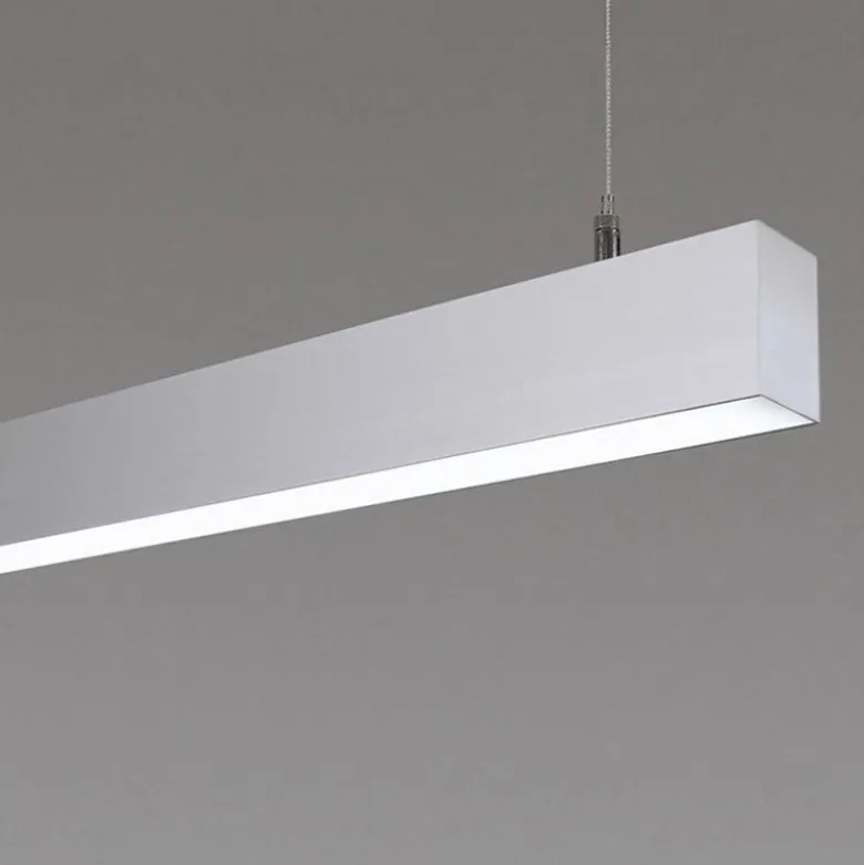 KIT - Perfil aluminio SERK para tiras LED, 1 metro