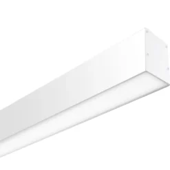 KIT - Perfil aluminio SERK para tiras LED, 1 metro, blanco