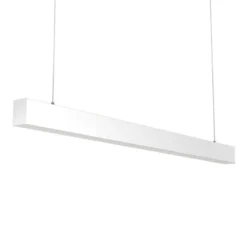 KIT - Perfil aluminio SERK para tiras LED, 1 metro, blanco