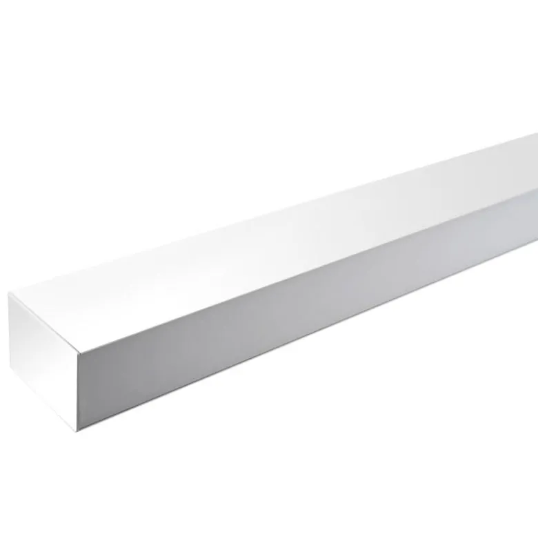 KIT - Perfil aluminio SERK para tiras LED, 2 metros, blanco