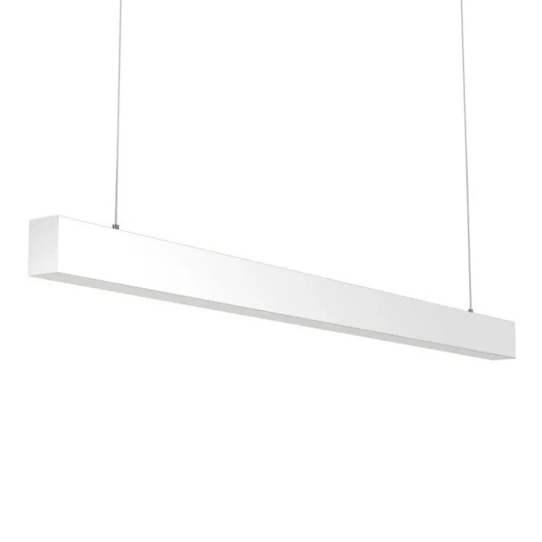 KIT - Perfil aluminio SERK para tiras LED, 2 metros, blanco