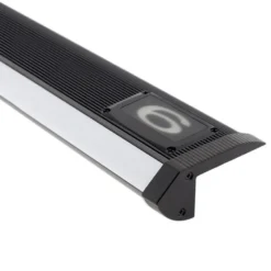 KIT - Perfil aluminio silver CINEMA para tiras LED, 1 metro