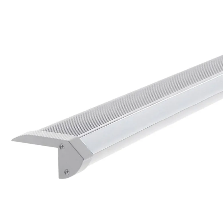 KIT - Perfil aluminio silver CINEMA para tiras LED, 2 metros