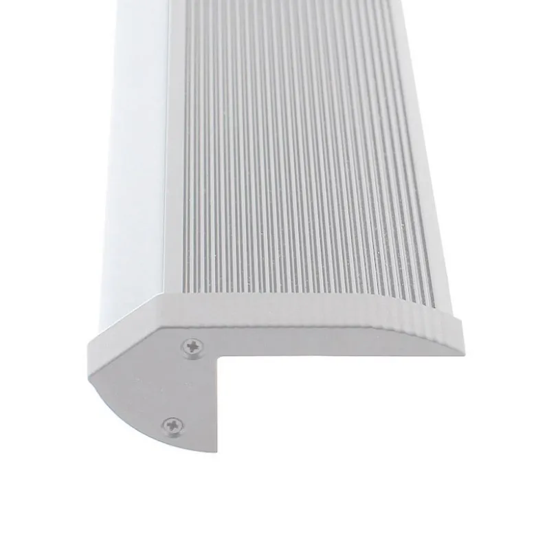 KIT - Perfil aluminio silver CINEMA para tiras LED, 2 metros