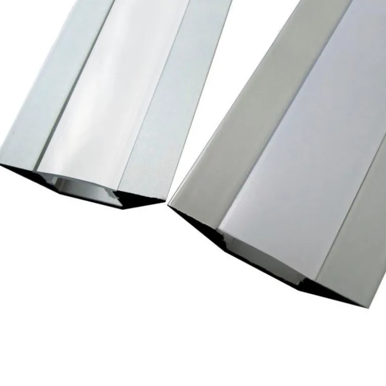 KIT - Perfil aluminio SINGE para tiras LED, 2 metros