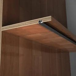 KIT - Perfil aluminio SKEB para tiras LED, 2 metros, negro