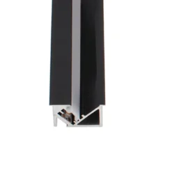KIT - Perfil aluminio SKEB para tiras LED, 2 metros, negro