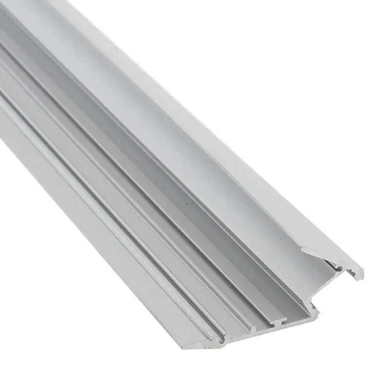 KIT - Perfil aluminio STAIR para tiras LED, 1 metro