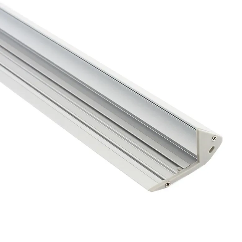 KIT - Perfil aluminio STAIR para tiras LED, 1 metro