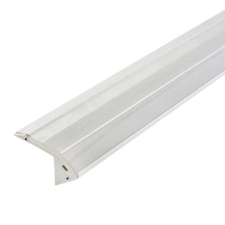 KIT - Perfil aluminio STAIR para tiras LED, 1 metro