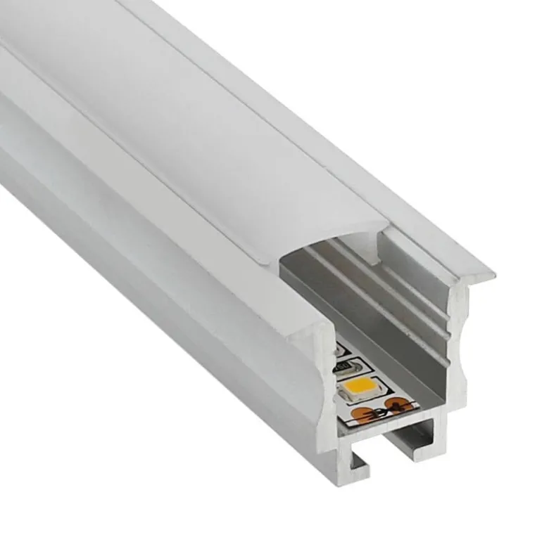 KIT - Perfil aluminio TEITO MINI para tiras LED, 2 metros