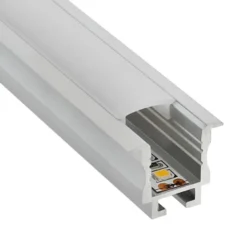 KIT - Perfil aluminio TEITO MINI para tiras LED, 1 metro