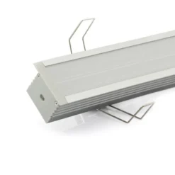 KIT - Perfil aluminio TEITO para tiras LED, 1 metro