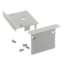 KIT - Perfil aluminio TEITO para tiras LED, 1 metro