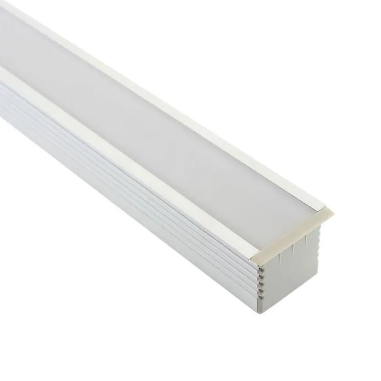 KIT - Perfil aluminio TEITO para tiras LED, 1 metro