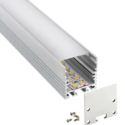 KIT - Perfil aluminio VART SUSPEND para tiras LED, 1 metro