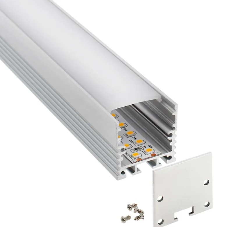 KIT - Perfil aluminio VART SUSPEND para tiras LED, 1 metro