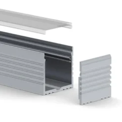 KIT - Perfil aluminio VART SUSPEND para tiras LED, 2 metros