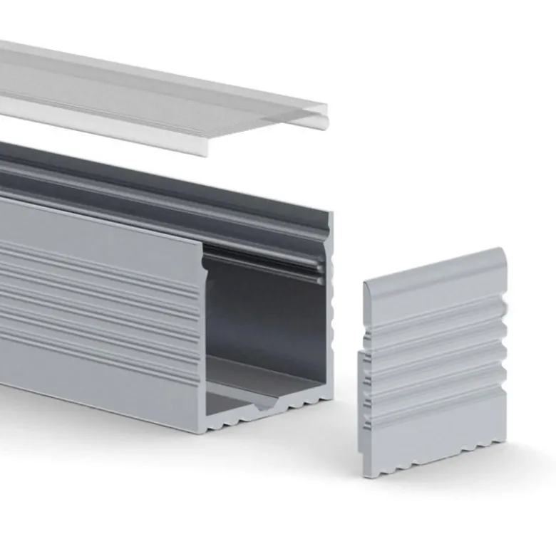 KIT - Perfil aluminio VART SUSPEND para tiras LED, 2 metros
