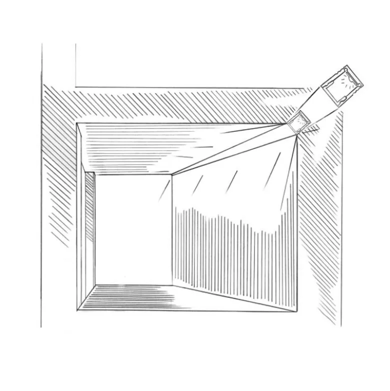 KIT - Perfil aluminio VART SUSPEND 1 metro, negro con cubierta blanca