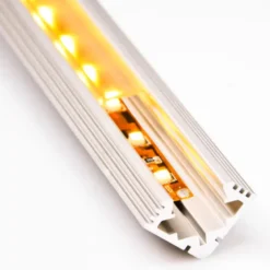 KIT - Perfil aluminio VENCO para tiras LED, 1 metro